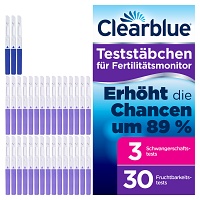 CLEARBLUE Fertilitätsmonitor Teststäbchen 30+3 (33 Stk) -  medikamente-per-klick.de