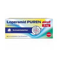 LOPERAMID PUREN akut 2 mg Schmelztabletten - 12Stk