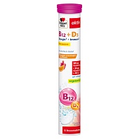 DOPPELHERZ Vitamin B12+D3 Brausetabletten - 15Stk - Energie & Leistungsfähigkeit