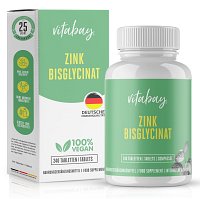 ZINK BISGLYCINAT 25 mg hochdosiert Tabletten - 240Stk - Vegan