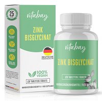ZINK BISGLYCINAT 25 mg hochdosiert Tabletten - 120Stk - Vegan