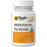 RAAB Vitalfood Multivitamin für Kinder Pulver - 90Stk