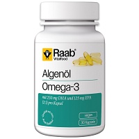 RAAB Vitalfood Algenöl Omega-3 Kapseln - 30Stk