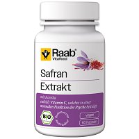 RAAB Vitalfood Safran Extrakt Bio Kapseln - 60Stk