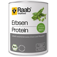 RAAB Vitalfood Erbsen Protein Bio Pulver - 75g