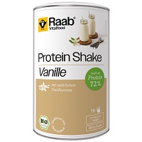 RAAB Vitalfood Protein Shake Vanille Bio Pulver - 300g