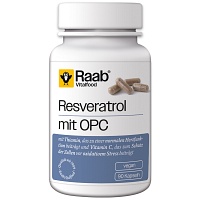 RAAB Vitalfood Resveratrol mit OPC Kapseln - 90Stk