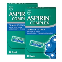 ASPIRIN COMPLEX GRAN-STICK - DOPPELPACK - 2X10Stk